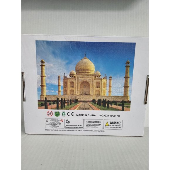 New In Box.  India Taj Mahal Jigsaw Puzzle 1000 pcs. WASGIJ Puzzle - Picture 2 of 6